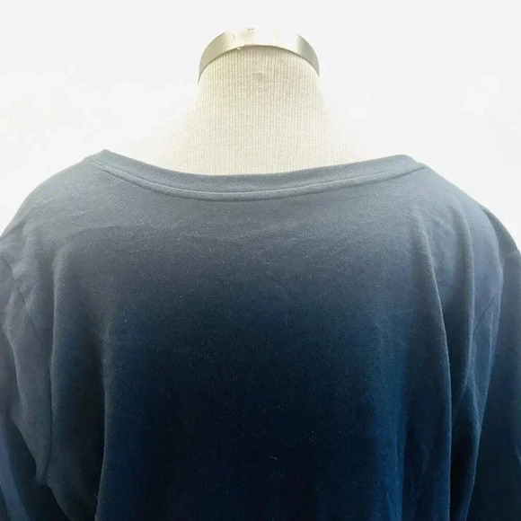 NWT SO GOODS FOR LIFE Juniors Long Sleeve Pullover V-Neck Black Shirt Size XXL - Picture 7 of 10